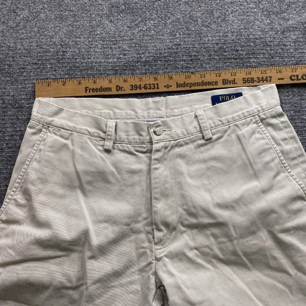 Polo Ralph Lauren‎ Shorts Men's 31 Khaki Classic Fit Chino Golf Beach Camping